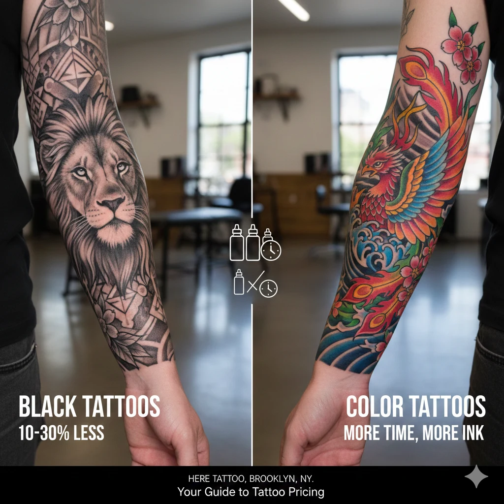 Do Black Tattoos Cost Less