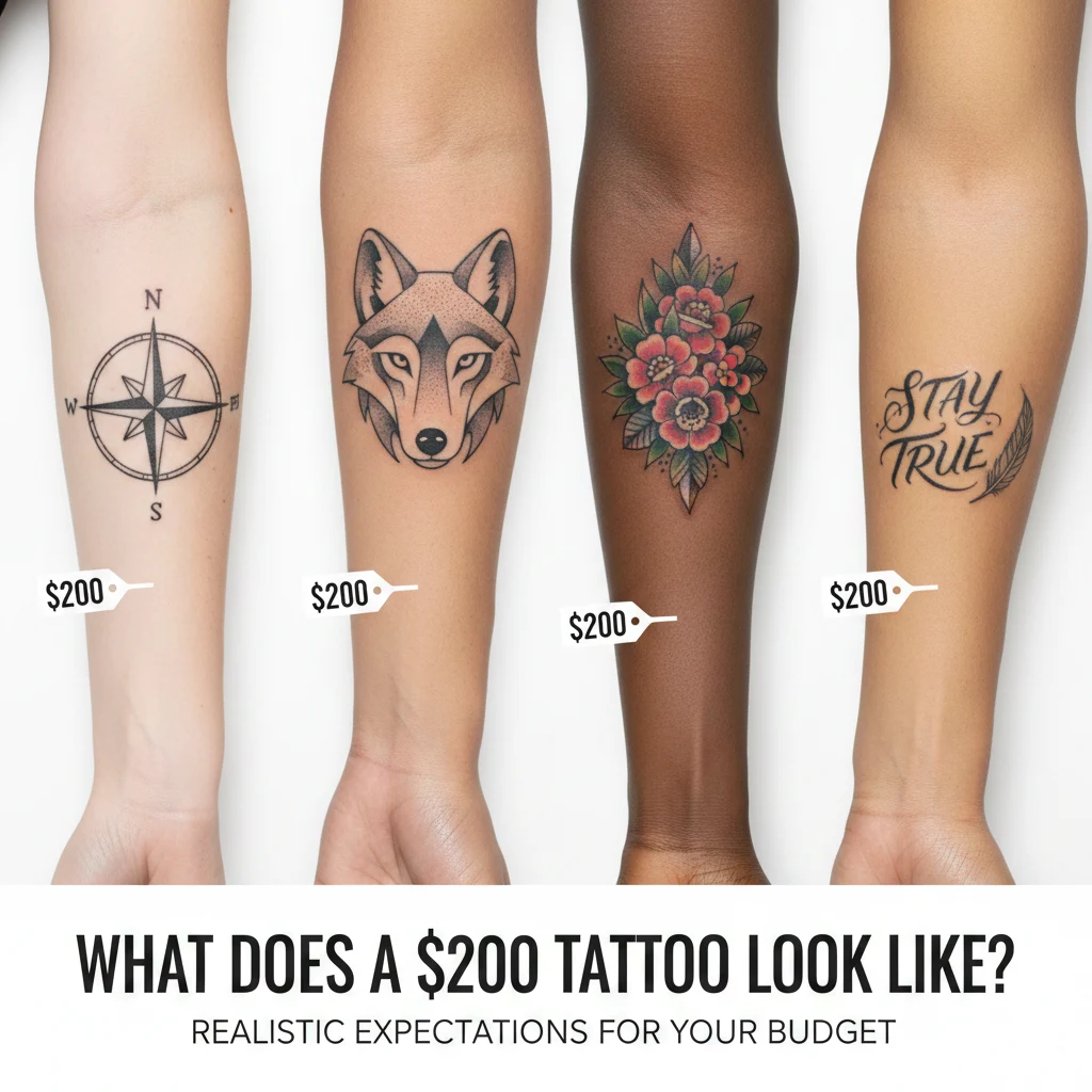 How Big Would a $200 Tattoo Be?
